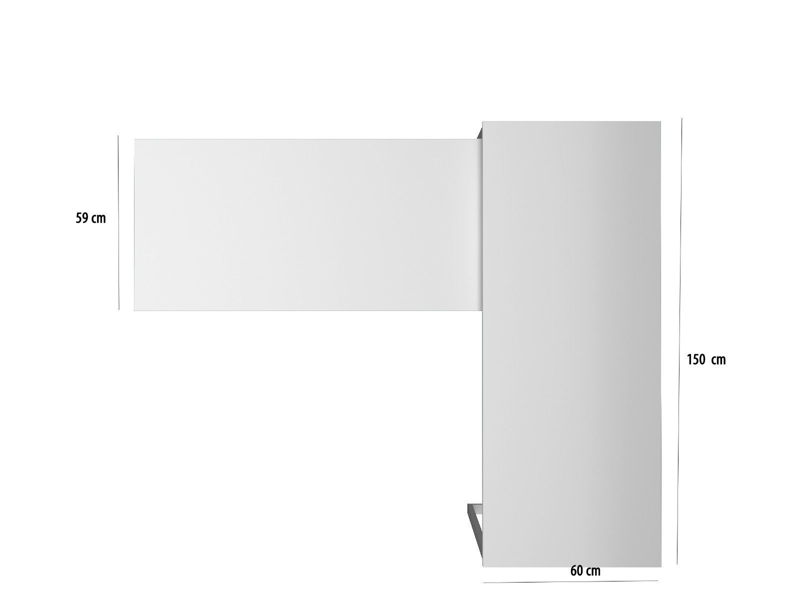 Multimo Modern Schreibtisch ausziehbar